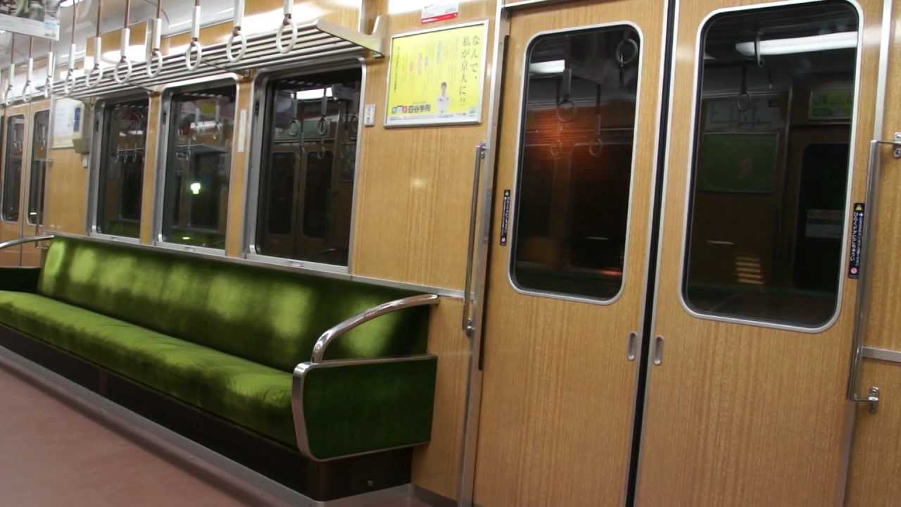 たった2駅だけの運用　早朝の淡路始発天神橋筋六丁目行きの車内を撮影