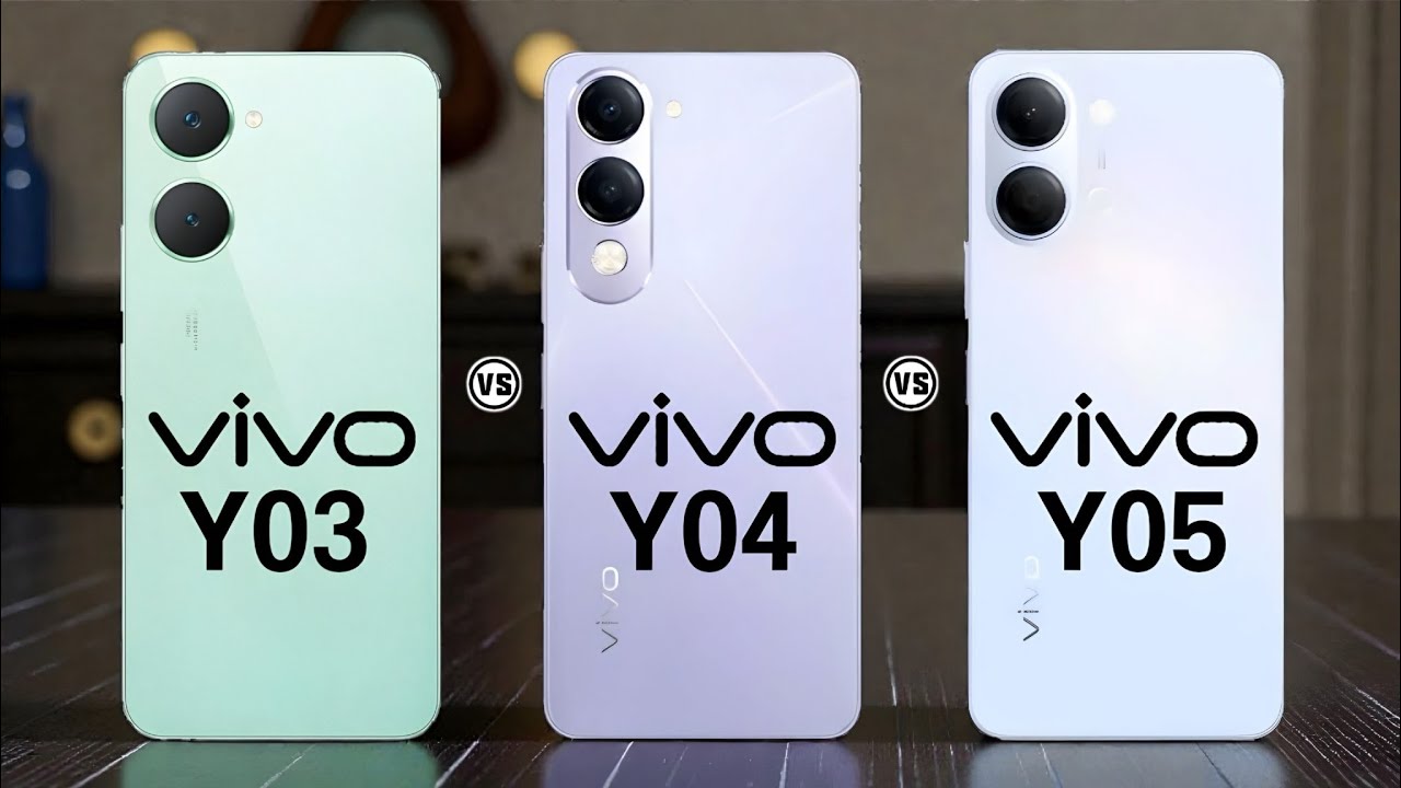 Vivo Y03 Vs Vivo Y04 Vs Vivo Y05. #Trakontech 