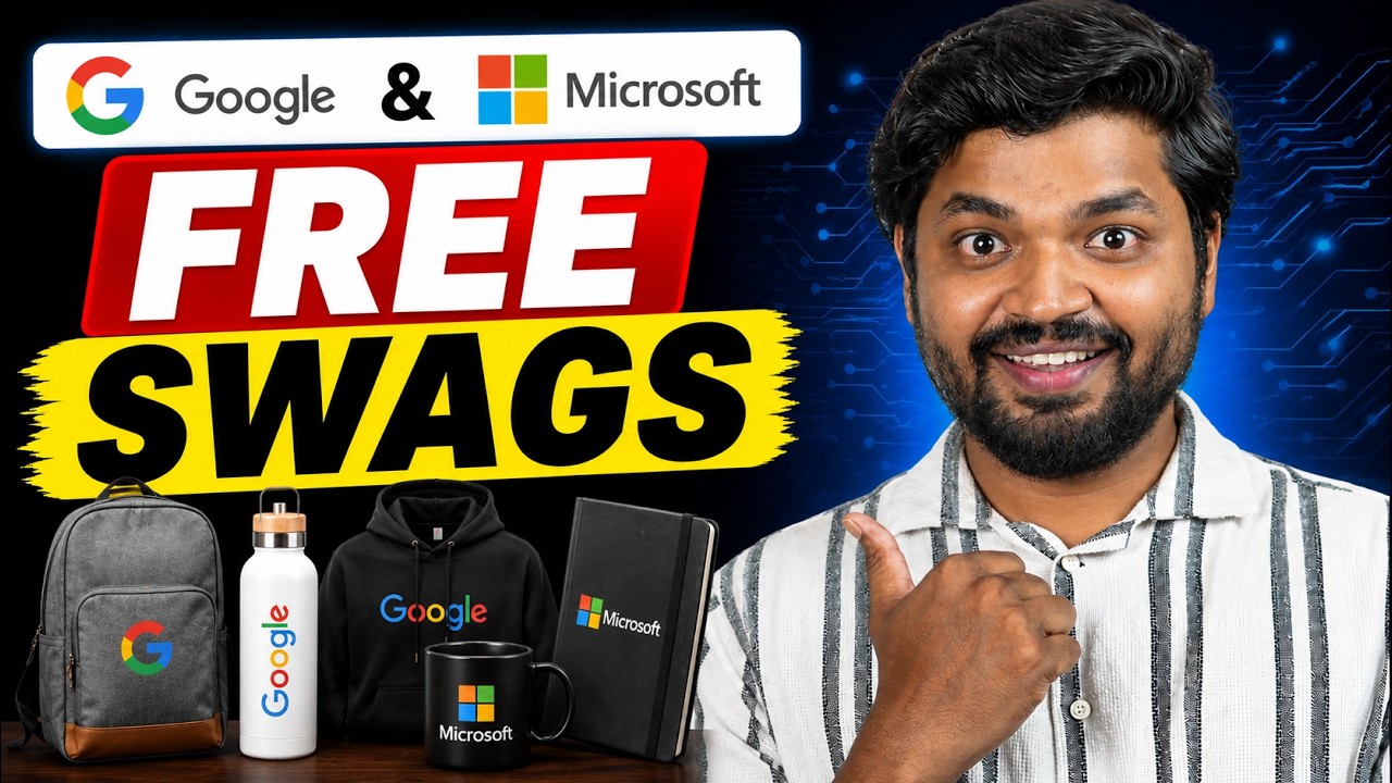 Get Free Google & Microsoft Swags in 2026 | 5 Official Programs Explained