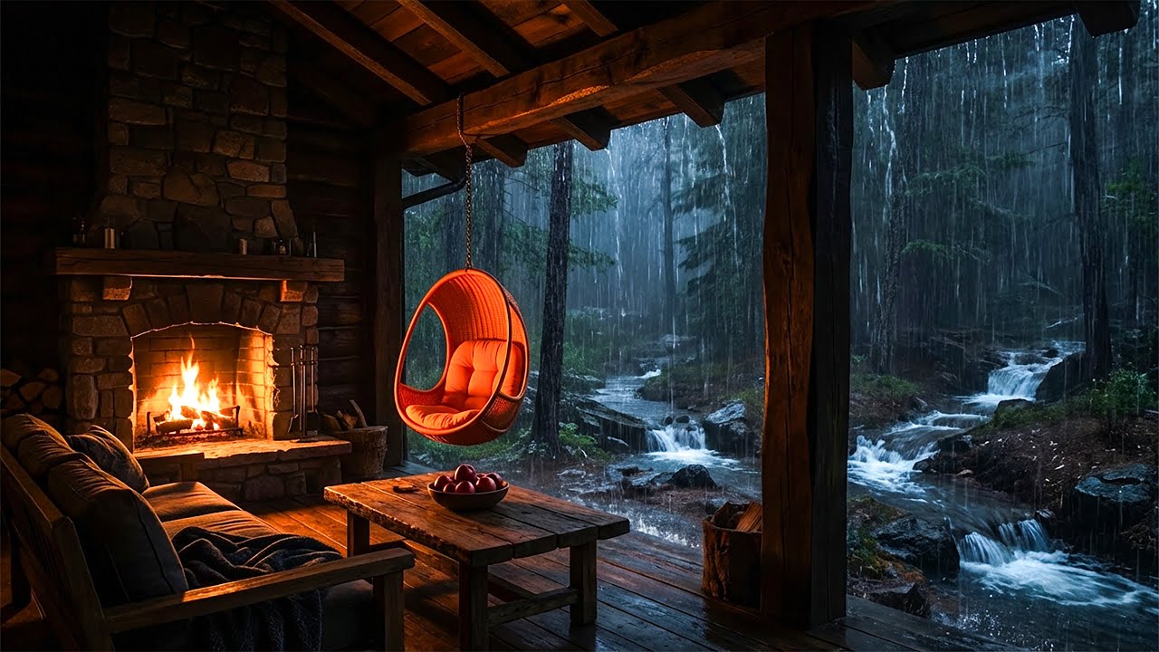 Relaxing Piano & Rain in the Forest 🌧️ Deep Sleep Music, Melatonin Release