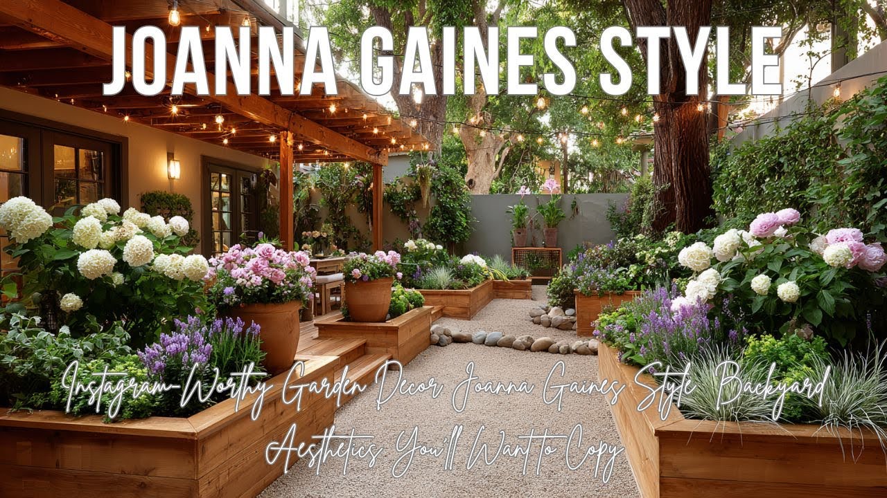 Instagram-Worthy Garden Decor Joanna Gaines Style | Backyard Aesthetics You&rsquo;ll Want to Copy