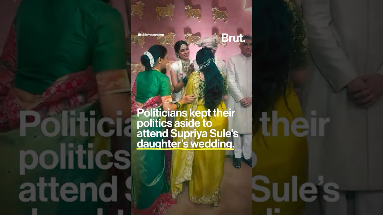 Political rivalries took a backseat at Supriya Sule&rsquo;s daughter&rsquo;s wedding