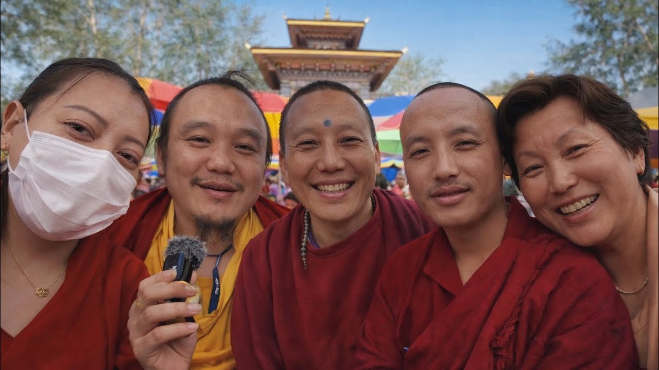 200 International Devotees currently at GMC attending DudjomSungbumWang but first the local devotees