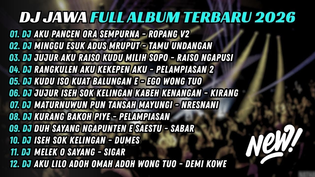 DJ AKU PANCEN ORA SEMPURNA - DJ ROPANG - DJ JAWA VIRAL TIKTOK 2026