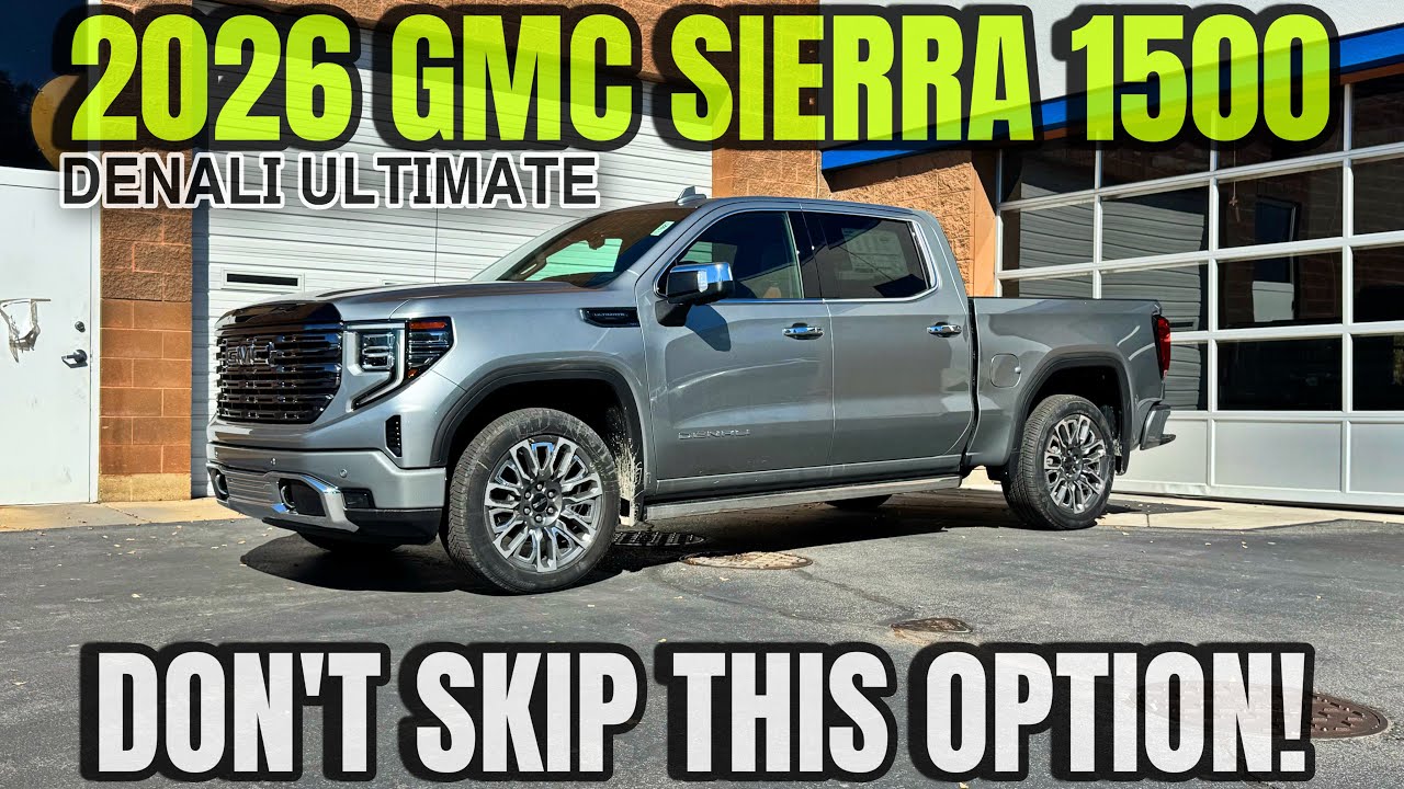 GMC Sierra Denali Ultimate 6.2L V8 2026 года: более агрессивный выхлоп в этом году? Посмотрим!