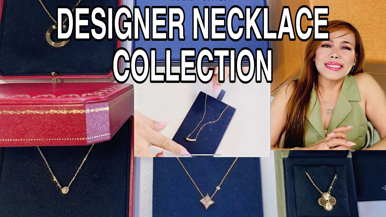 MY EVERYDAY LUXURY  GOLD NECKLACE COLLECTION | CARTIER, LOUIS VUITTON, VCA AND IDYL FINE JEWELRY