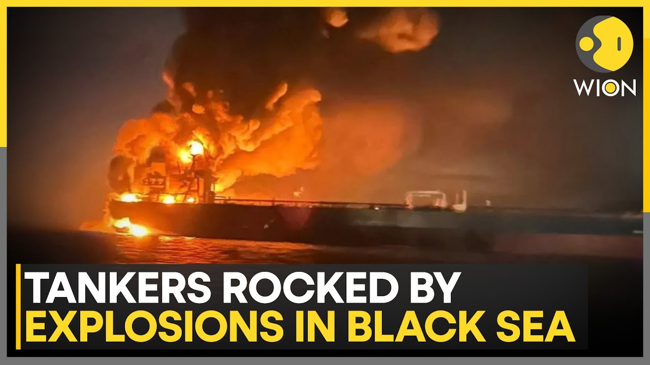 Russia-Ukraine War: Ukraine Hit Two 'Shadow Fleet' Tankers With Drones in Black Sea | WION News