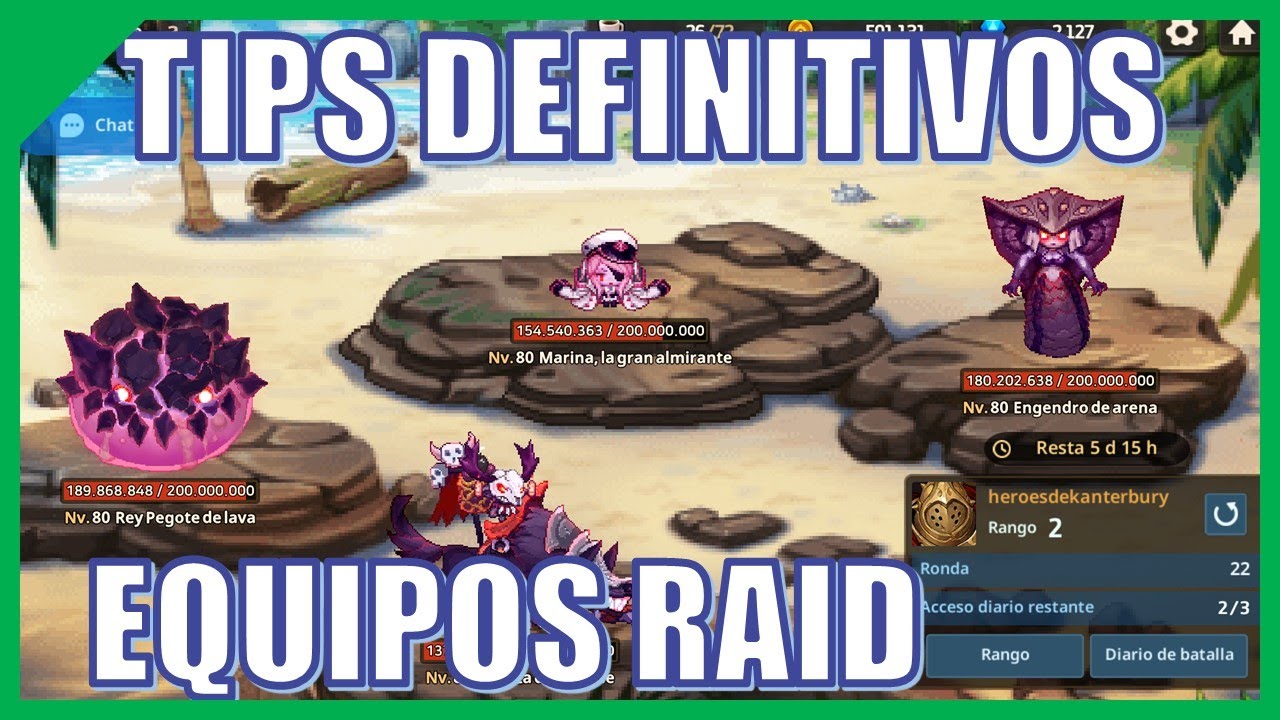 GUÍA DEFINITIVA: Cómo armar los mejores equipos para Raid/Asalto - Guardian Tales