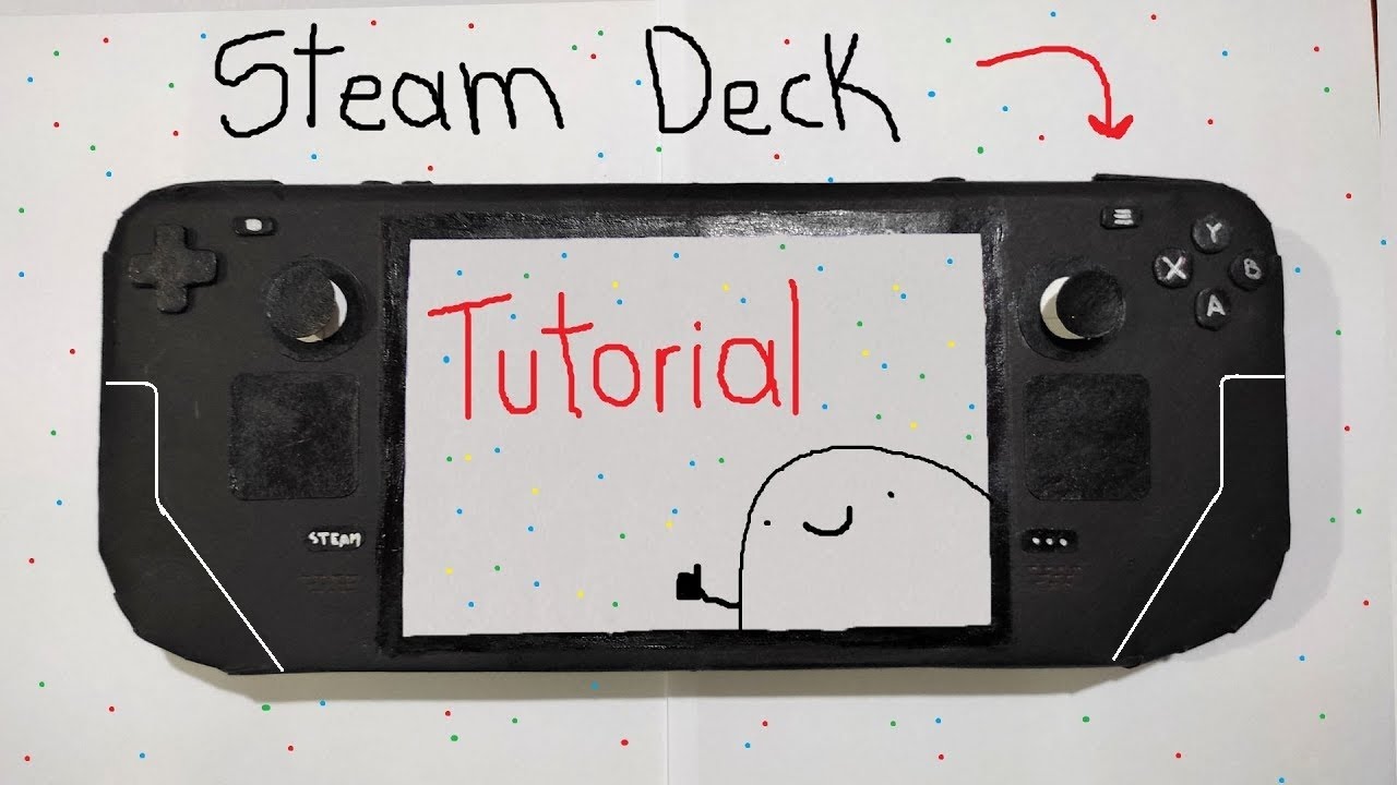 Cómo hacer un Steam Deck de (CARTÓN) | TUTORIAL |