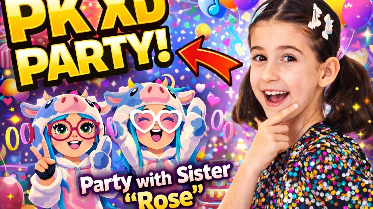 OMG! PK XD PARTY with my Sister ROSE! 🎉😱