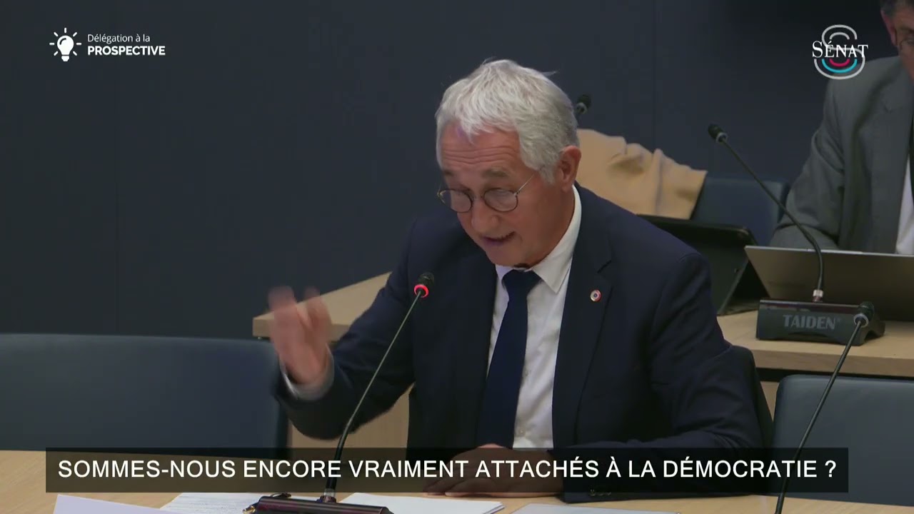 @senat Sommes-nous encore vraiment attachés à la démocratie ? 28/10/25 délégation à la prospective