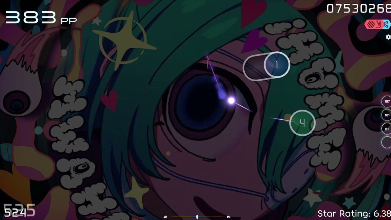 DECO*27 - Monitoring feat. Hatsune Miku [Extra] +HDHR with pp at the side