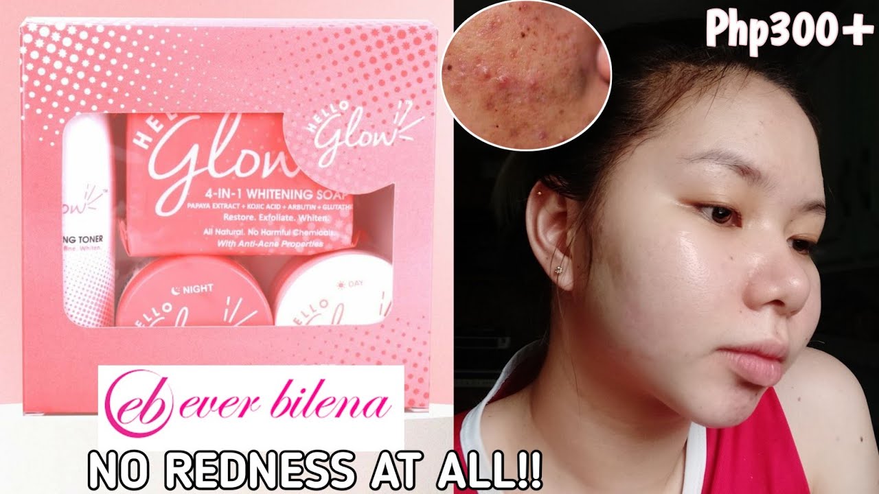 15 days Using HELLO GLOW KIT ✨ (Ever Bilena)  + Review | Best Skincare Set for Sensitive skin 😱