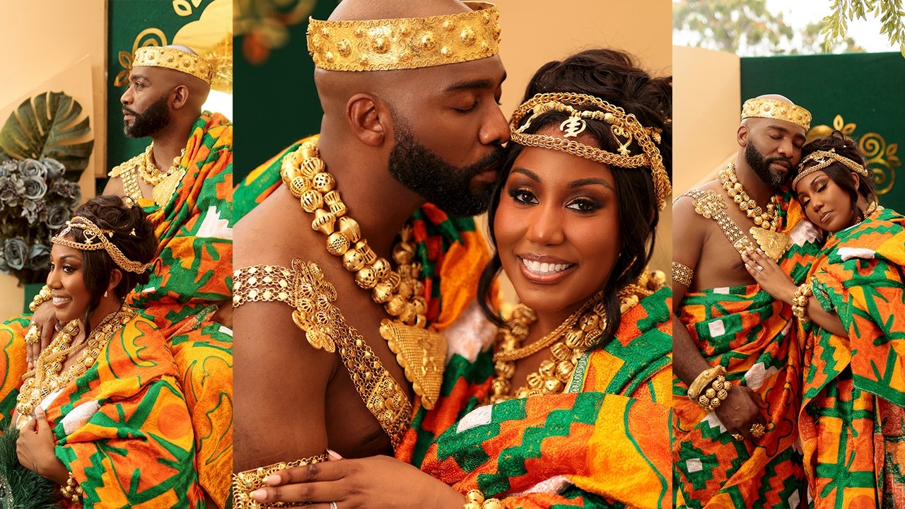 A Colorful And Rich Display Of Cultures. Ashanti 🇬🇭 Meets Edo 🇳🇬