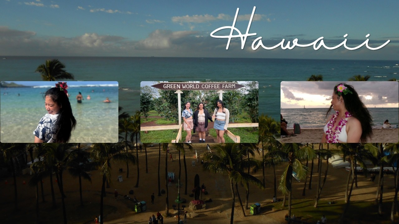 We went to Hawaii | ch.3| Oahu : Grand Tour around Island, beach, last dinner