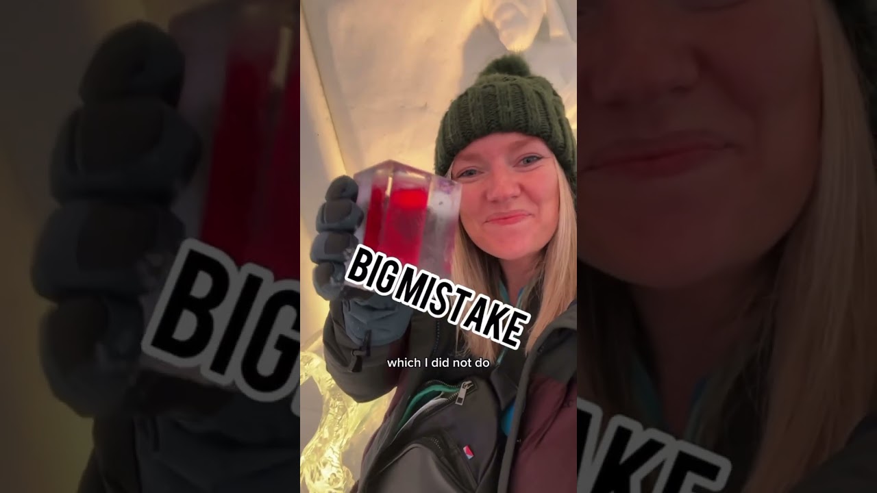 Сон в ледяном отеле с малышом (полное видео смотрите в IG @whereisbriggs)