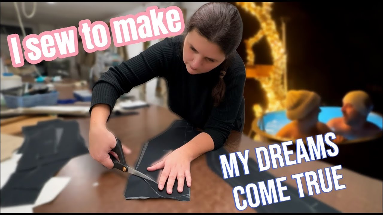 Dreams must come true. I sew in batches to make my dreams come true. The hot font.