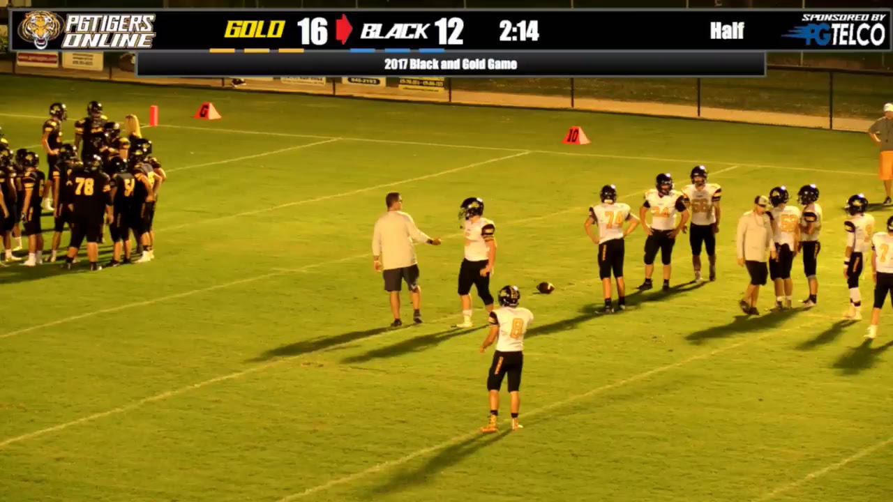 2017-2018 Prairie Grove Black and Gold Football Game
