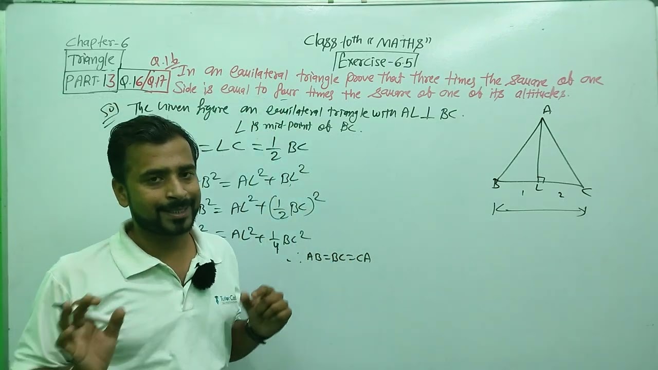 Class 10 Maths | Chapter 6 Exercise 6.5 | Q16 & Q17 (Part 13) | NCERT Solution | TutorCabin