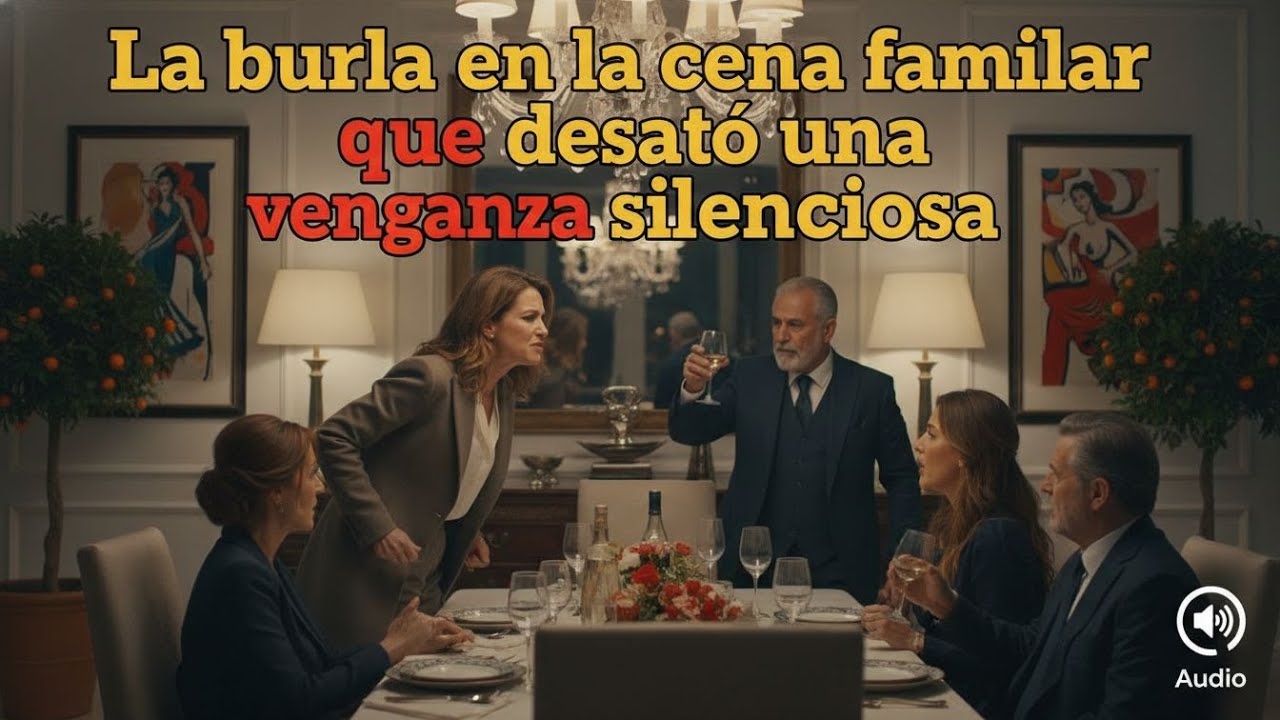 EL PADRE SE BURLA DE SU HIJA EN LA CENA, Y ELLA SE MARCHA PARA RECONSTRUIR SU IMPERIO EN SILENCIO.