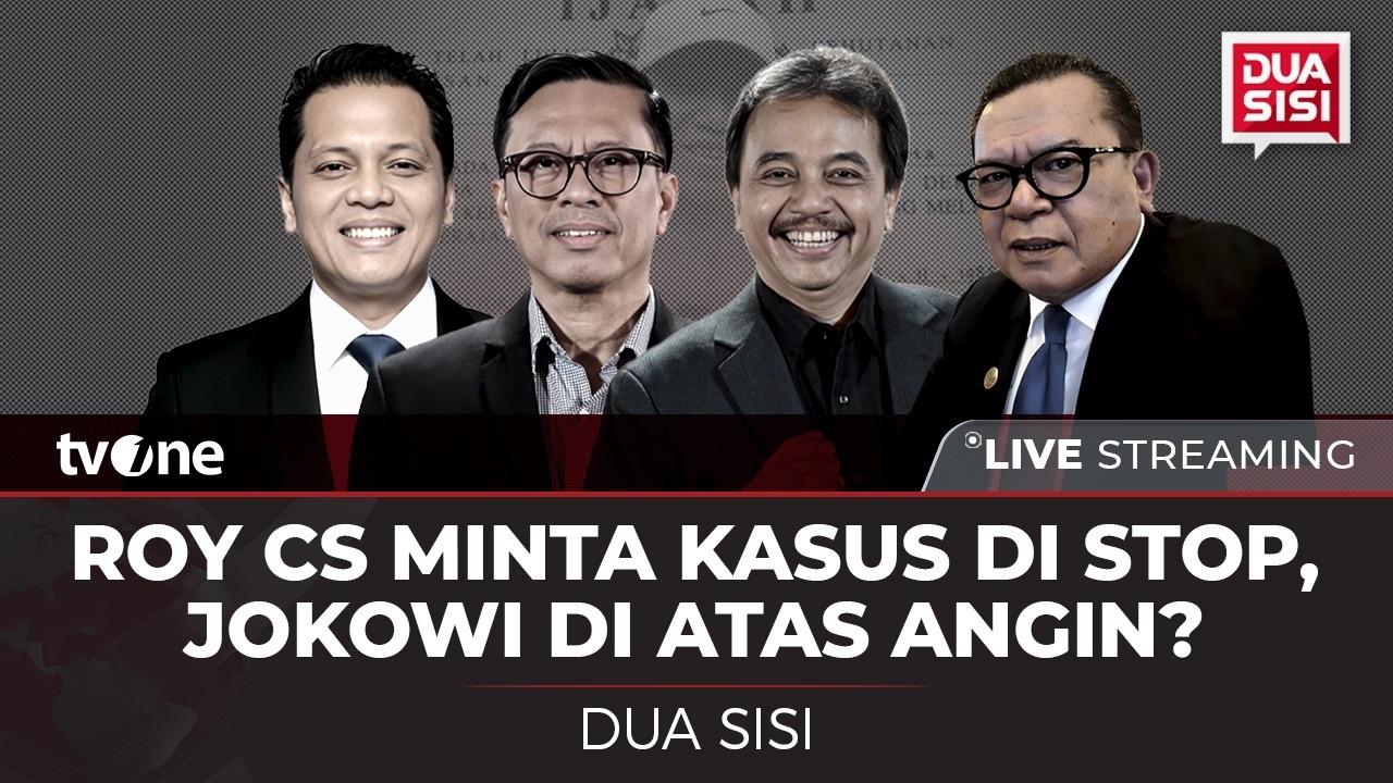 [LIVE] Roy Cs Minta Kasus Distop, Jokowi di Atas Angin? | Dua Sisi tvOne