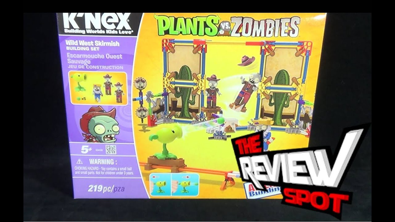Collectible Spot - K'nex Plants Vs Zombies Wild West Skirmish Building Set