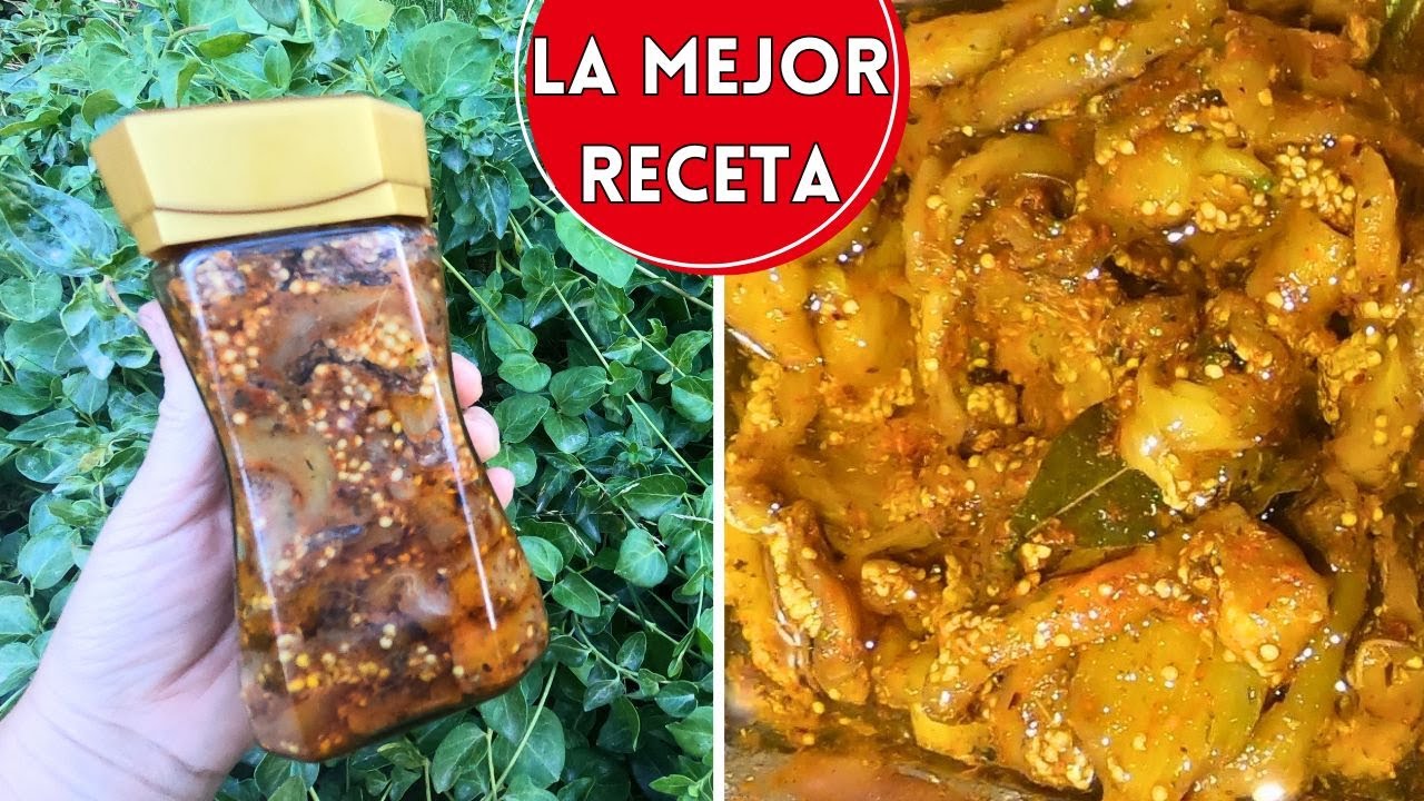 🟣BERENJENAS en ESCABECHE | SOLO 3 MINUTOS🕗 Super Fácil #escabeche #berenjena #conservas #recetas