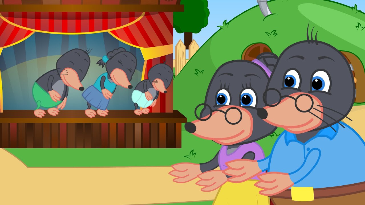 Benny Mole and Friends - Acting Show Cartoon for Kids