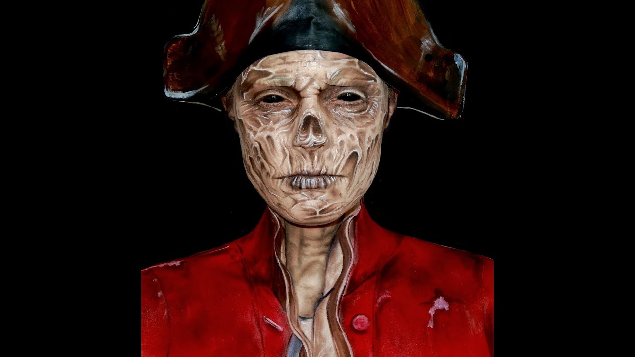 John Hancock  (Fallout 4 Ghoul) makeup / facepaint !