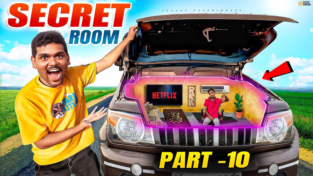 Secret Room Making Challenge [ PART-10 ] - No One Can Find it 🔥🔥 Telugu Experiments
