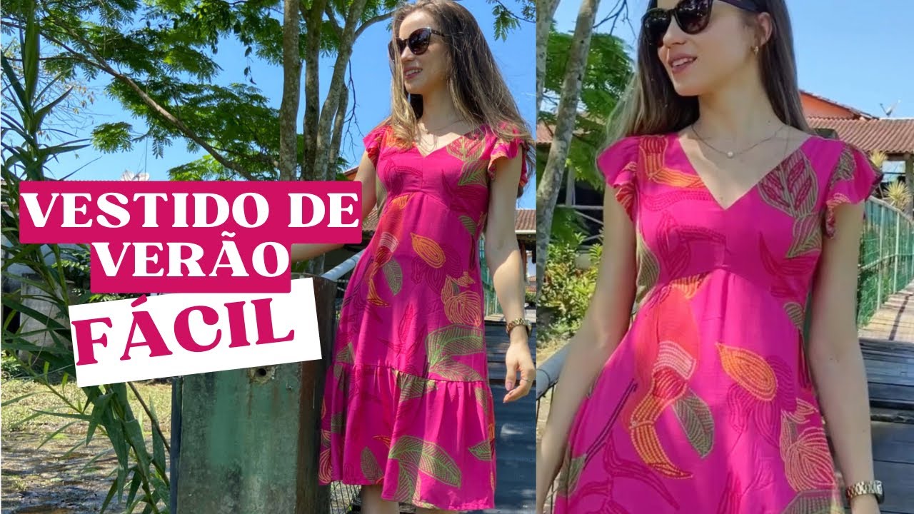 COSTURE O VESTIDO DE VERÃO PERFEITO | não precisa de moldes ✨