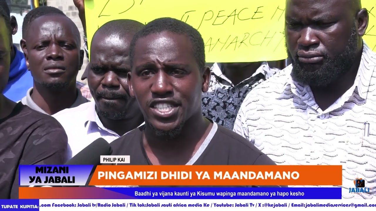 Baadhi ya vijana kaunti ya Kisumu wapinga maandamano ya hapo kesho