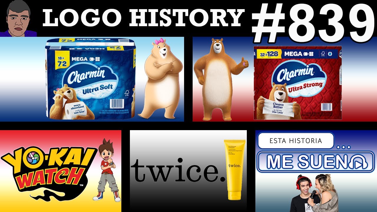 ИСТОРИЯ ЛОГОТИПА #839 - TWICE, Yo-kai Watch, Charmin Ultra Soft, Charmin Ultra Strong и многое др...