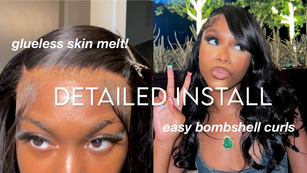 Summer Ready! Only $127 For A Body Wave Wig! Easy & Detailed Bombshell Curls Tutorial | Sunber Hair