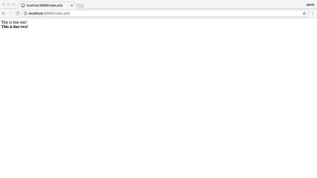 Tutorial on PHP - Printing Text