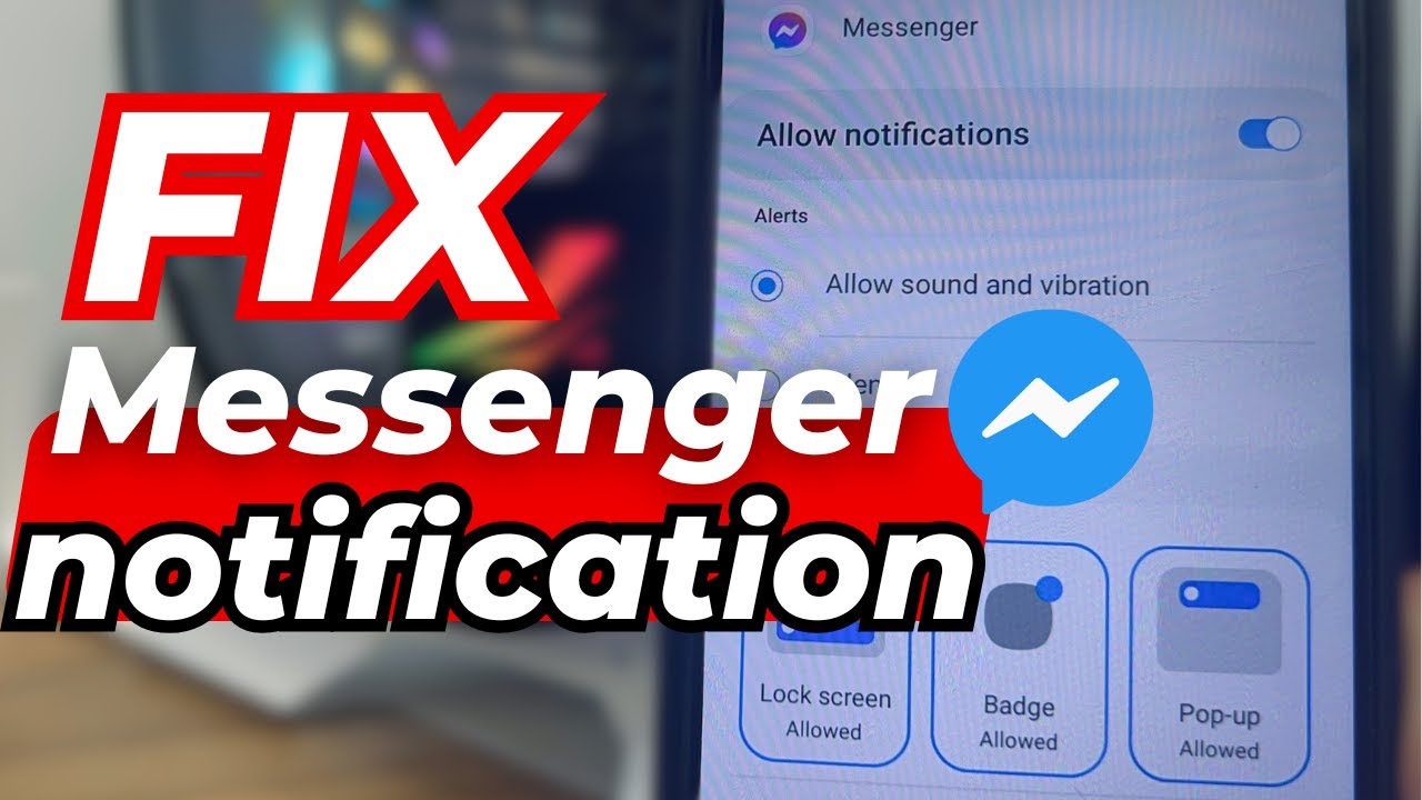 Facebook Messenger Notification But no Message Fix