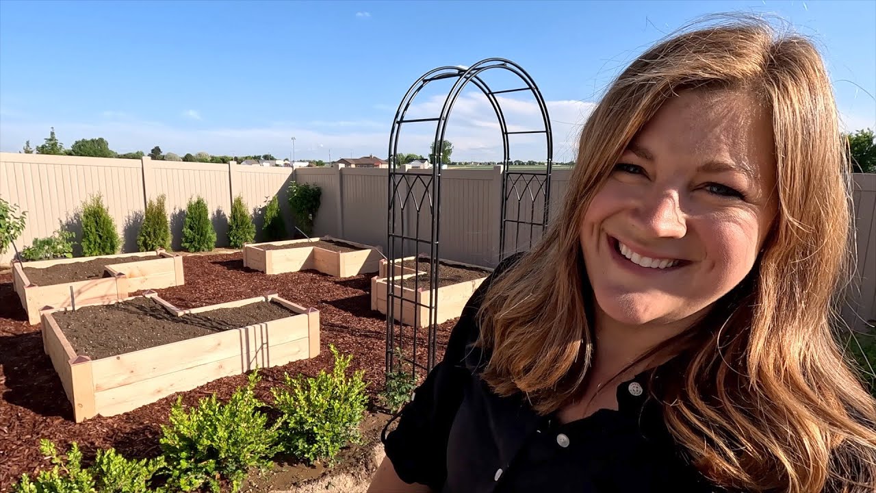 Building Beautiful Raised Beds for Monica’s Garden! 🥰🛠️💪 // Garden Answer