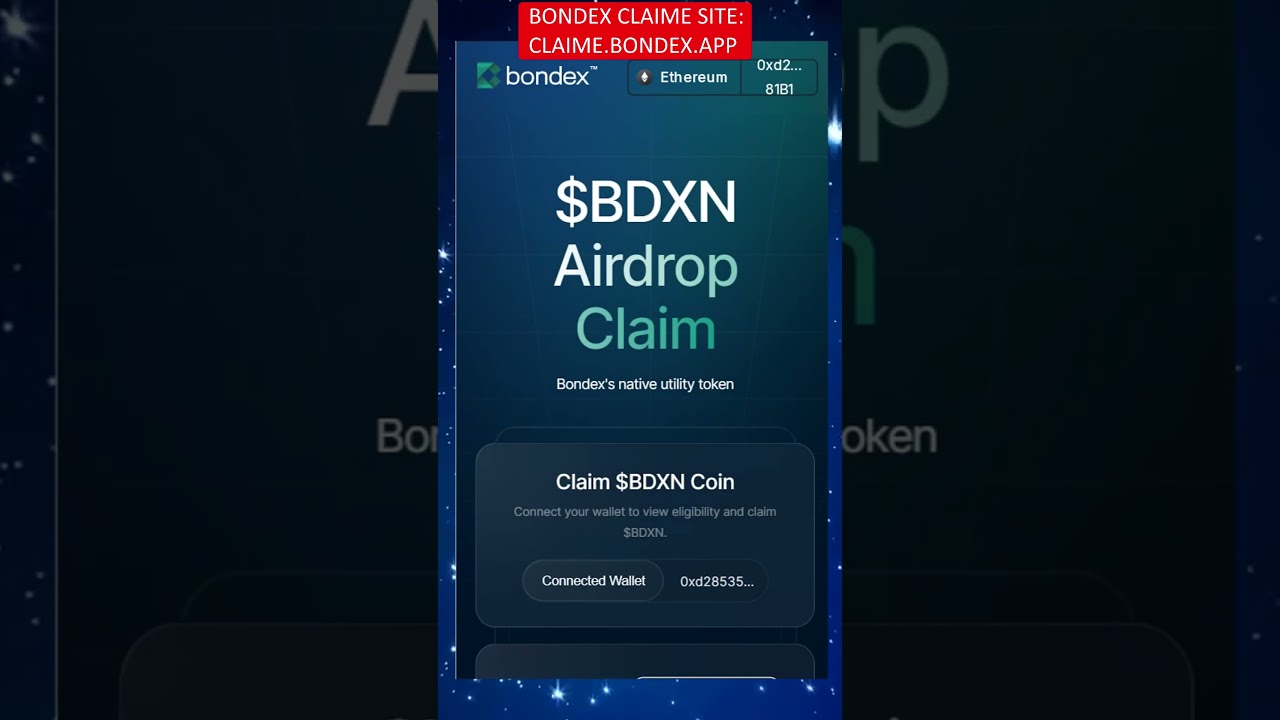 BONDEX CLAIME SITE #claim #BDXN #bondex