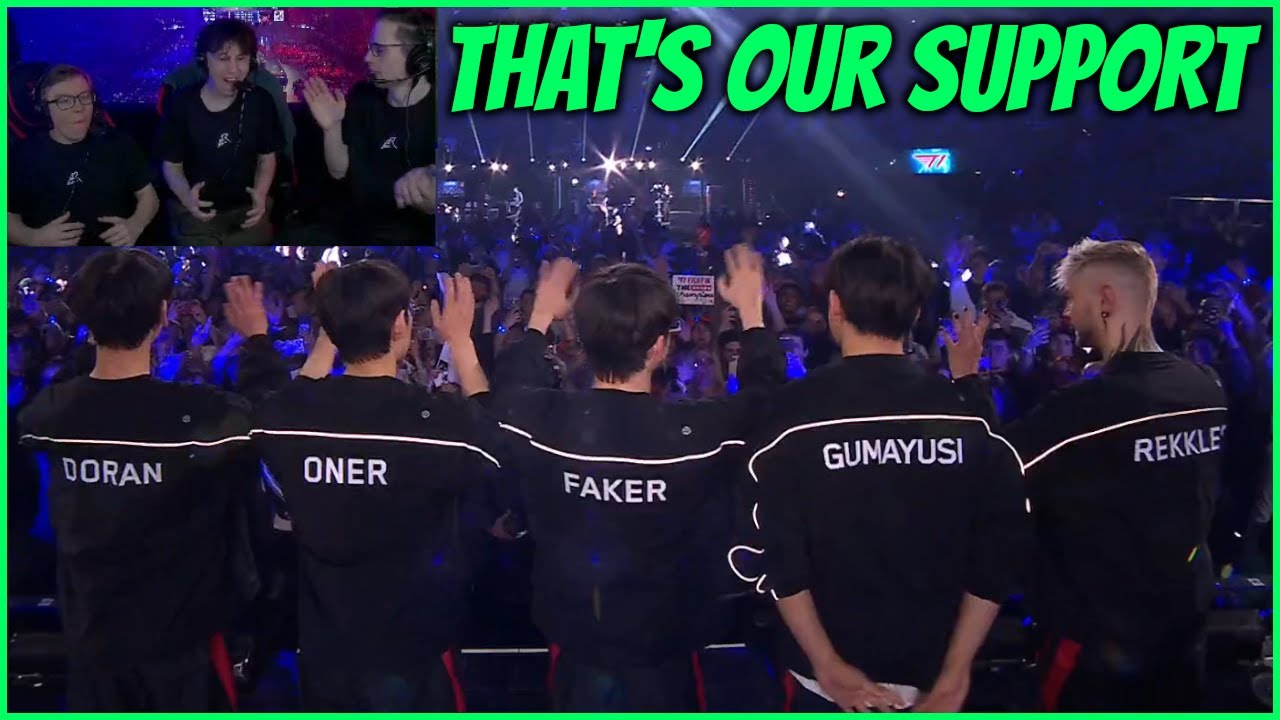 Caedrel, Baus & Crownie Glazing For REKKLES While He Plays With T1