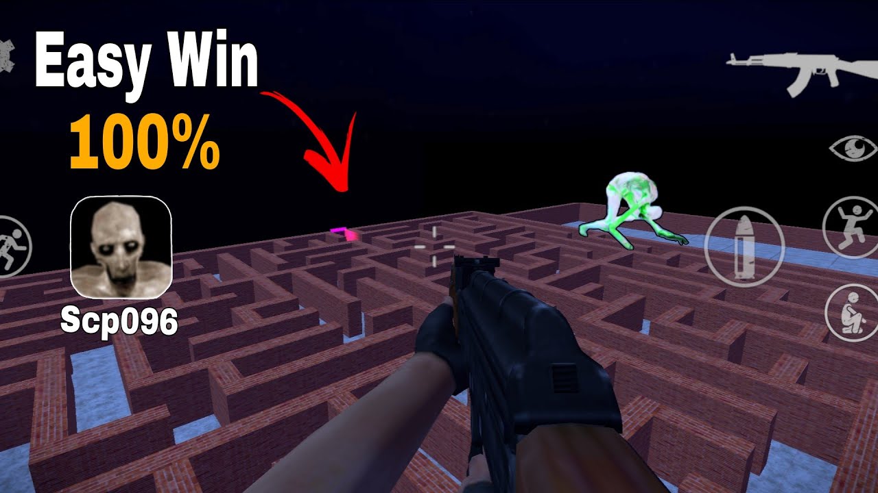 How to win in scp096 😳 ll scp096 ll gameplay ll