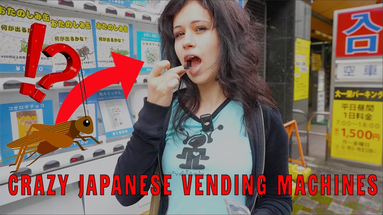 The Craziest Vending Machines in Nagoya! (I ate a ███)
