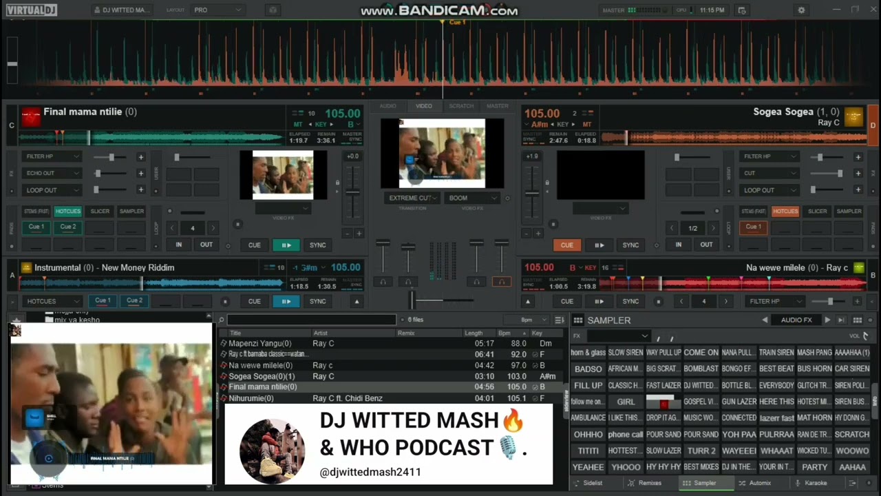 RAY C  MASHUP|DJ WITTED MASH 🔥