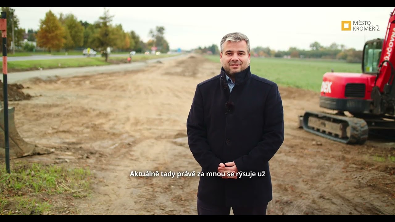 Jak pokračuje stavba cyklostezky do Postoupek? Podívejte se na video