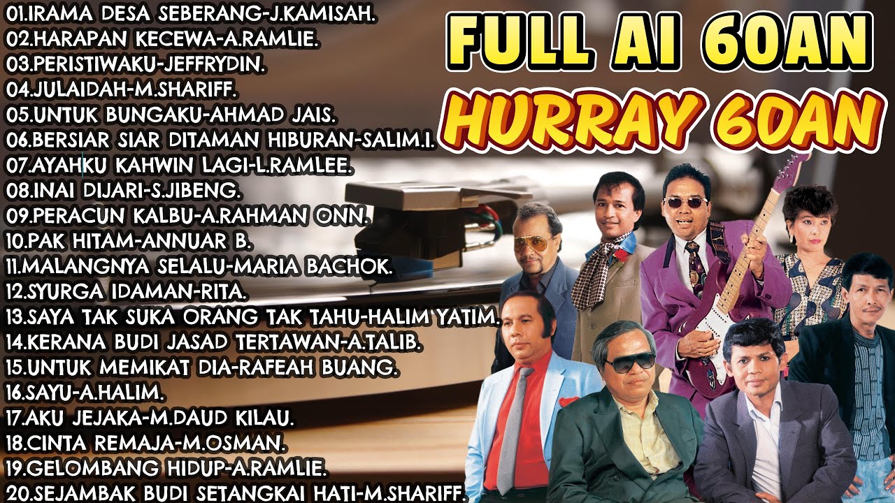 FULL AI 60AN + LIRIK HURRAY 60AN POP YEH YEH #60an #ai #popyehyeh @pusatmuzikalmutiara