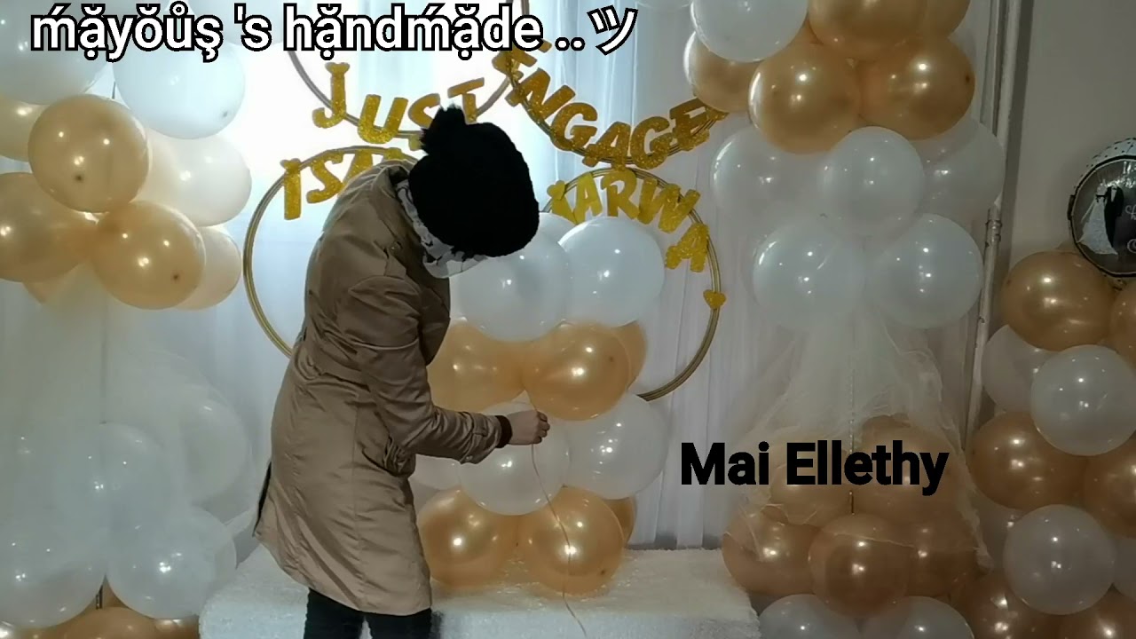 طريقه عمل عمود بلالين من غير استاند بطريقه سهله جدا اي حد يقدر يعمله بنفسه