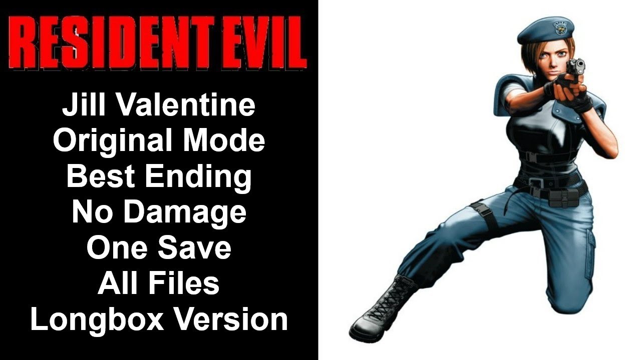 Resident Evil - Jill Original/No Damage Walkthrough (PSX)
