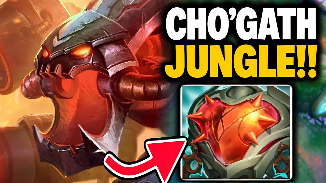 HOW to CHO'GATH jungle BROKEN after BUFFs!!!