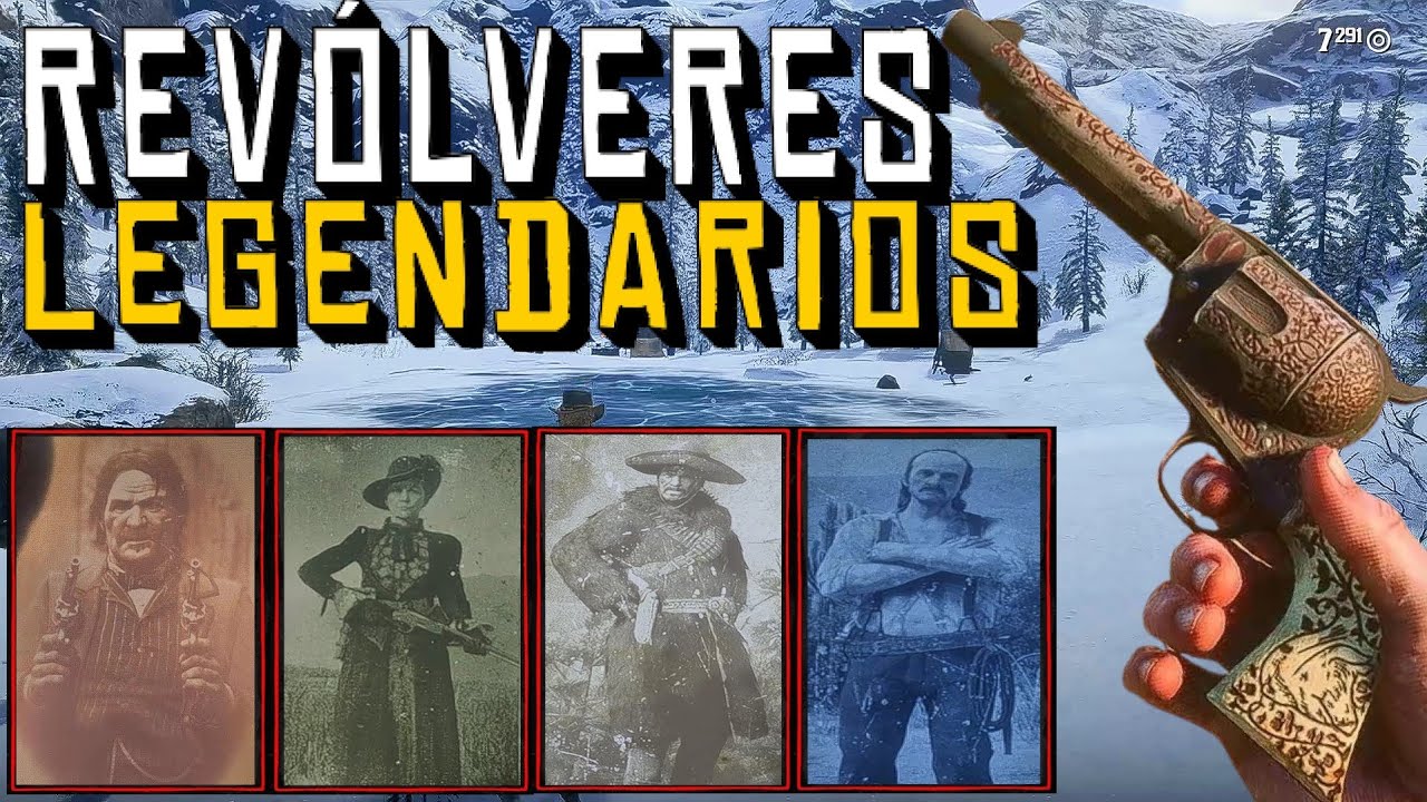 🎯 los PISTOLEROS LEGENDARIOS y obtén sus REVÓLVERES  | RED DEAD REDEMPTION 2 🎯