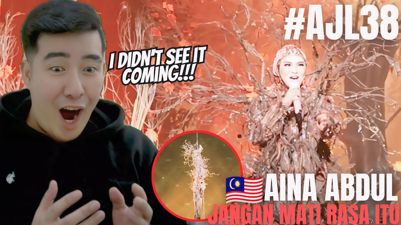 [REACTION] 🇲🇾 Aina Abdul | JANGAN MATI RASA ITU - AINA ABDUL #AJL38