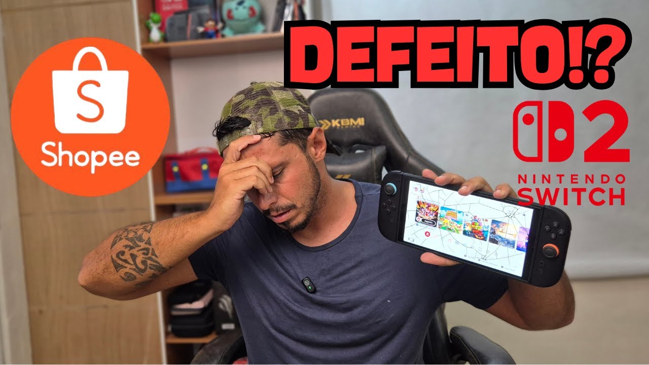 Minha EXPERIÊNCIA com o Switch 2 da Shopee por 1 Semana?